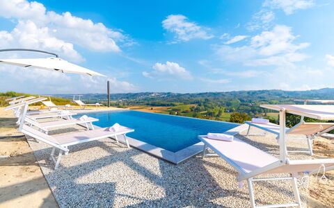 Casa Leonarda 8+2: Blue, Swimming Pool, Resort, Resort Town, Cumulus, Outdoor Furniture, Bird'S-Eye View, Sunlounger