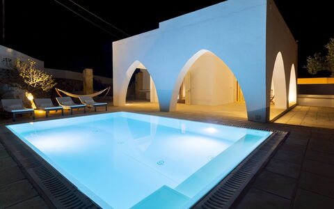 Villa Floria 4: Swimming Pool, Design, Daylighting, Hotel, Villa, Hacienda, Plaster
