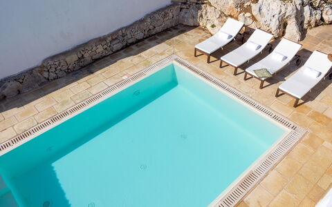 Villa Floria 4: Swimming Pool, Composite Material, Resort, Outdoor Furniture, Tile, Thermae, Hotel, Design, Eco Hotel, Flagstone