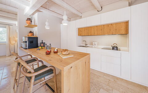 Opuntia Trulli e Lamie 10: Furniture, Flooring, Kitchen, Interior Design, Countertop, Wood, Floor, Ceiling, Wood Flooring, Cabinetry