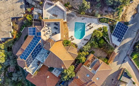 Villa Anga 10+1: Residential Area, Roof, Swimming Pool, Bird'S-Eye View, Aerial Photography, Estate, Suburb, Eco Hotel, Resort, Villa