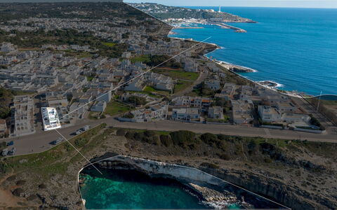 Villa Ristola 6: Water, Body Of Water, Coast, Coastal And Oceanic Landforms, Aerial Photography, Bird'S-Eye View, Sea, Cove, Headland, Shore