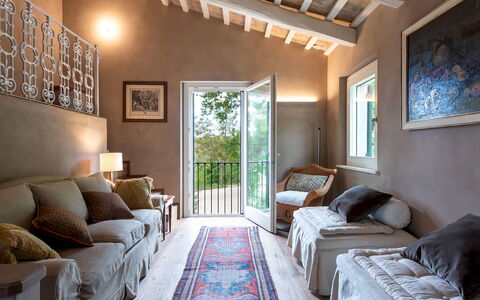 Villa Dianella 8+2: Furniture, Interior Design, Wall, Couch, Wood, Flooring, Room, Floor, Living Room, Home