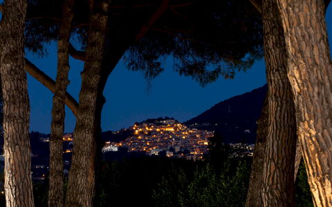 Antico Ceraso 10: Nature, Hill, Landscape, Night, Midnight, Evening, Dusk