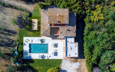 Villa Ardente 12+1: Swimming Pool, Residential Area, Estate, Home, Resort, Villa, Bird'S-Eye View, Eco Hotel, Farmhouse, Landscaping