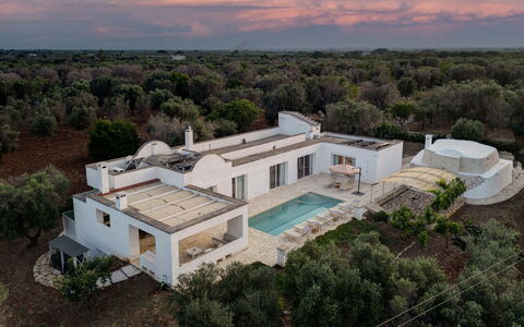 Villa Puspo 8: Architecture, Home, Estate, Composite Material, Swimming Pool, Villa, Mansion, Hacienda, Resort, Farmhouse