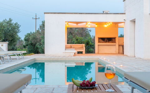 Villa Puspo 8: Swimming Pool, Composite Material, Outdoor Furniture, Shade, Resort, Chair, Design, Eco Hotel, Villa, Houseplant
