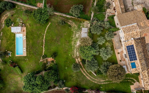 Villa Ramunna 6: Tree, Residential Area, Swimming Pool, Landscape, Estate, Bird'S-Eye View, Land Lot, Home, Aerial Photography, Human Settlement