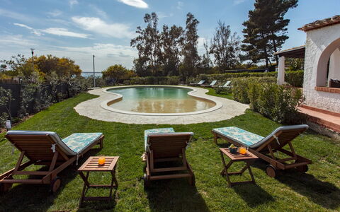 Villa Sandra 10: Swimming Pool, Resort, Garden, Estate, Outdoor Furniture, Hacienda, Landscaping, Farmhouse, Villa, Lawn