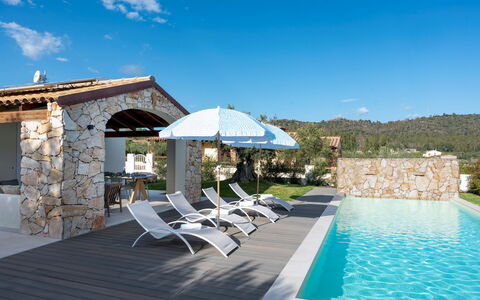 Casa Moros 6: Blue, Swimming Pool, Resort, Home, Composite Material, Estate, Eco Hotel, Outdoor Furniture, Villa, Shade