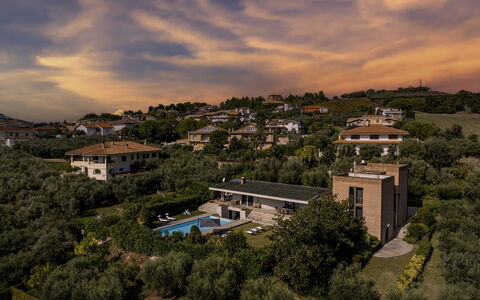 Villa Amyra 6+2: Swimming Pool, Residential Area, Estate, Resort, Eco Hotel, Bird'S-Eye View, Villa, Hacienda, Mansion, Aerial Photography
