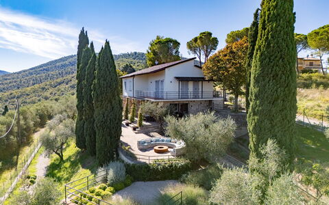 Casa dei Fiamminghi 10+2: Tree, Vegetation, Shrub, Plant Community, Garden, Estate, Landscaping, Farmhouse, Evergreen