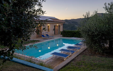 Casale la Cascina 8: Swimming Pool, Resort, House, Residential Area, Furniture, Outdoor Furniture, Home, Eco Hotel, Thermae, Estate