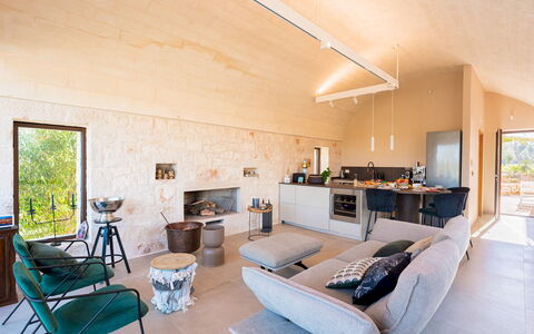 Trulli Fiori di Mandorlo 6: Furniture, Home, Chair, Cottage, Living Room, Kitchen & Dining Room Table, Estate, Farmhouse, Coffee Table