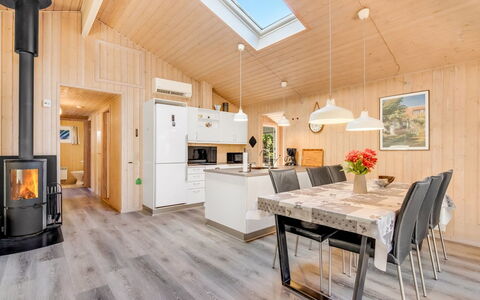 Liina - 3Km from the Sea: Wood, Ceiling, Interior Design, Flooring, Home, Room, Wood Flooring, Furniture, Floor, Kitchen & Dining Room Table