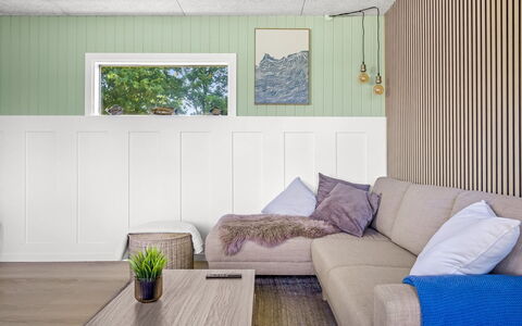 Kora - 300M from the Sea: Interior Design, Furniture, Flooring, Wall, Couch, Floor, Wood, Living Room, Ceiling, Home