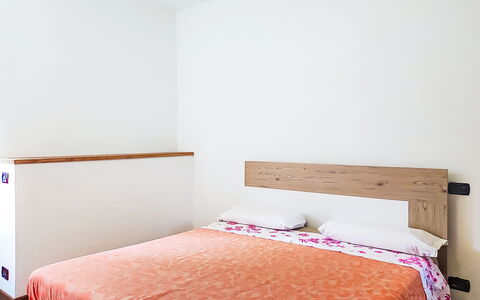 Casa Olivee: Bed, Interior Design, Bedroom, Furniture, Wall, Bedding, Bed Sheet, Floor, Flooring, Wood