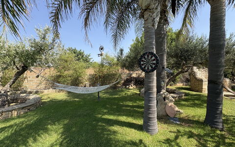 Villa Patrizia: Garden, Lawn, Landscaping, Shade, Backyard, Yard, Hacienda