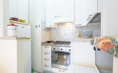 Nautilus: Major Appliance, Flooring, Interior Design, Kitchen, Kitchen Appliance, Floor, Room, Countertop, Cabinetry, Apartment