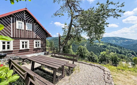 Wellness Retreat Labská: Wood, House, Landscape, Cottage, Home, Rural Area, Porch, Slope, Farmhouse