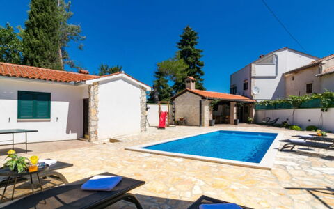 Villa Dominique: Blue, Swimming Pool, Resort, Outdoor Furniture, Eco Hotel, Flagstone, Villa, Umbrella, Hotel