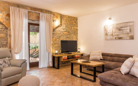 Villa Dominique: Furniture, Interior Design, Wall, Flooring, Couch, Wood, Floor, Living Room, Room, Lighting