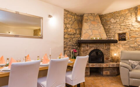 Villa Dominique: Furniture, Interior Design, Ceiling, Room, Flooring, Lighting, Floor, Home, Table, Light Fixture