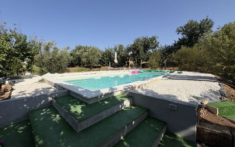 La Casa dei Melograni: Swimming Pool, Composite Material, Garden, Landscaping, Resort, Backyard, Shade, Design, Water Feature, Hacienda