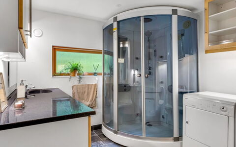 Gesine - 20Km to the Fjord: Interior Design, Flooring, Plumbing Fixture, Floor, Bathroom, Lighting, Ceiling, Plumbing, Room, Door