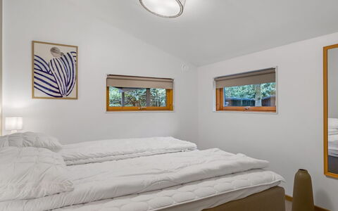 Gesine - 20Km to the Fjord: Interior Design, Wood, Ceiling, Flooring, Bedroom, Bed, Floor, Furniture, Lighting, Room