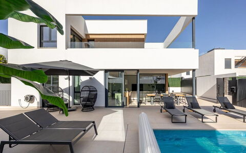 Villa Esencia: Architecture, Home, Balcony, Apartment, Shade, Swimming Pool, Design, Villa, Eco Hotel, Daylighting