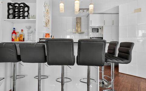 Titanic: Furniture, Interior Design, Bar Stool, Kitchen, Flooring, Chair, Countertop, Home, Lighting, Cabinetry