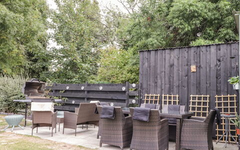 Ballinreich: Furniture, Outdoor Furniture, Chair, Table, Outdoor Table, Garden, Backyard, Shade, Patio, Hardwood
