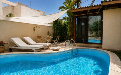 Villa Cristiana: Swimming Pool, Furniture, Outdoor Furniture, Resort, Sunlounger, Leisure, Eco Hotel, Shade, Chair, Hotel