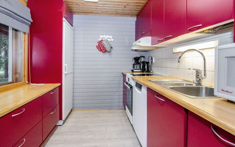 Lieksa 724: Flooring, Interior Design, Ceiling, Sink, Floor, Kitchen, Countertop, Major Appliance, Plumbing Fixture, Room
