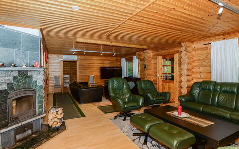 Lieksa 725: Furniture, Wood, Ceiling, Interior Design, Couch, Living Room, Room, Home, Floor, Light Fixture