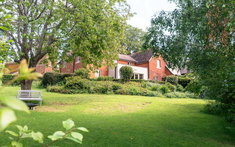The Old Schoolhouse at Penrhos: Tree, Grass, Leaf, Vegetation, Branch, Shrub, House, Garden, Land Lot
