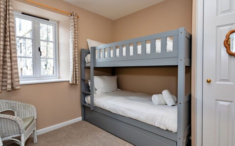 The Kiln: Bunk Bed, Interior Design, Bed, Furniture, Bedroom, Wood, Floor, Flooring, Bedding, Bed Sheet