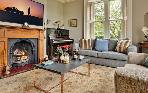 Spinney Corner: Furniture, Interior Design, Flooring, Couch, Living Room, Wood, Floor, Room, Picture Frame, Home
