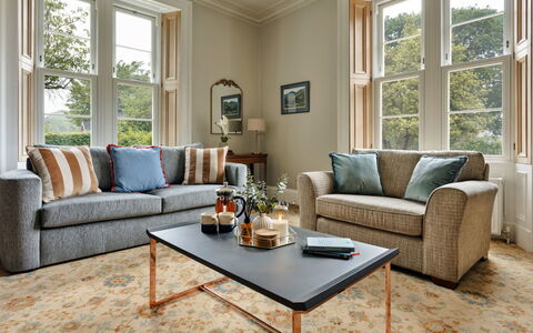 Spinney Corner: Furniture, Interior Design, Couch, Flooring, Floor, Wood, Living Room, Room, Home