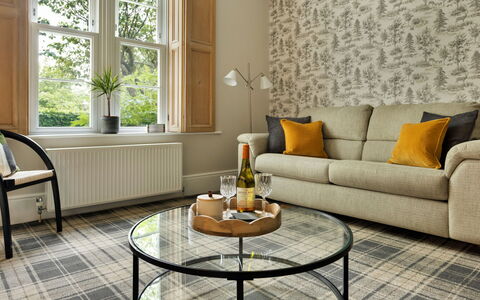 Spinney Corner: Flooring, Floor, Interior Design, Furniture, Living Room, Home, Apartment, Couch, Wood Flooring