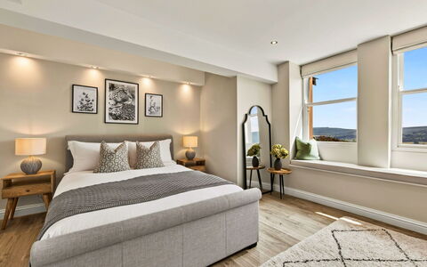 Willow'S View: Furniture, Bed, Interior Design, Floor, Flooring, Bedroom, Wall, Room, Wood, Ceiling