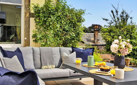 Willow'S View: Furniture, Flowerpot, Outdoor Furniture, Garden, Houseplant, Shade, Wood Stain, Chair, Outdoor Table