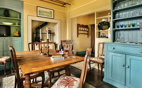 Bourne Edge: Furniture, Interior Design, Flooring, Wood, Table, Floor, Chair, Ceiling, Dining Room, Kitchen & Dining Room Table