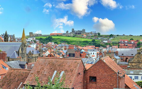 Captains Retreat, Whitby: Daytime, Wall, Urban Area, City, Roof, Residential Area, Town, Neighbourhood, House, Landscape