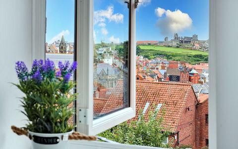 Captains Retreat, Whitby: Glass, Daylighting, Balcony, Houseplant, Flowerpot