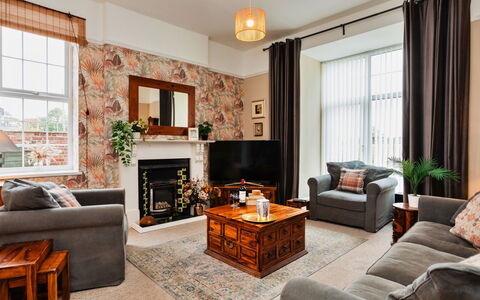 The Old Storehouse: Furniture, Interior Design, Wall, Flooring, Floor, Wood, Couch, Living Room, Ceiling, Room