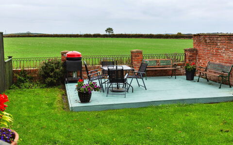 The Old Storehouse: Furniture, Grass, Outdoor Furniture, Land Lot, Garden, Lawn, Outdoor Bench, Chair, Outdoor Table, Bench