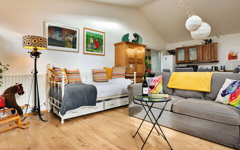 Vine Barn Studio: Furniture, Interior Design, Flooring, Wood Flooring, Floor, Couch, Wall, Wood, Room, Living Room
