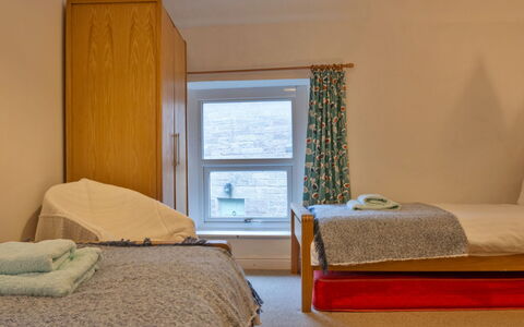 East Bank: Furniture, Interior Design, Floor, Flooring, Bed, Wall, Bedroom, Wood, Room, Bed Sheet